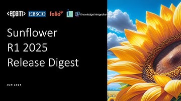 Sunflower(R1 2025) - Intro&Release notes