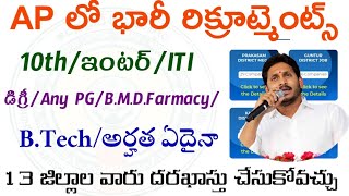 AP 13 జిల్లాల వారికి అవకాశం| Ap Latest Jobs Notifications| Apssdc Recruitments Latest 2022|