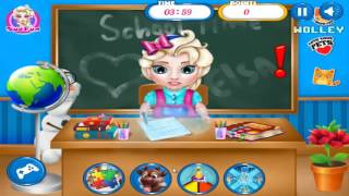 Baby Elsa School Slacking   Disney Frozen Princess Elsa Games For Kids screenshot 5