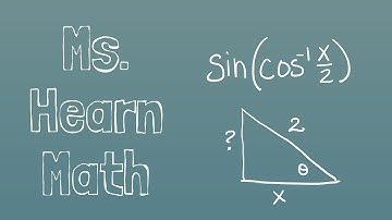 Write inverse trig function composition as algebraic expression using right triangle