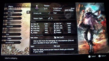 Octopath Traveler Nintendo Switch cheats test not successful