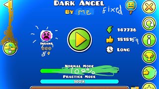 Geometry dash | if “dark angel” was fixed to rate