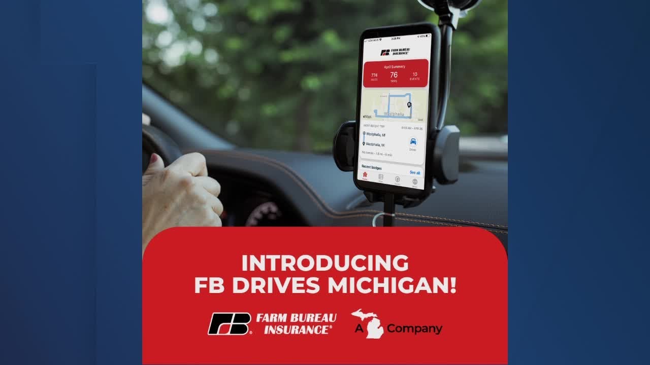 Farm Bureau Insurance introduces FB Drives Michigan, a usage-based