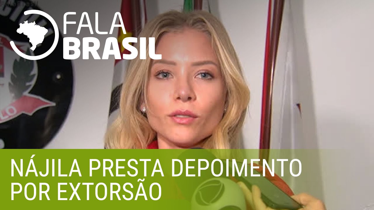 Najila Trindade presta depoimento por extorsão rede record power couple