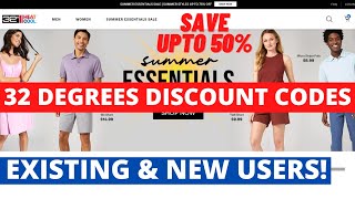 32 Degrees Discount Codes | 32 Degrees Coupon Code || 32 Degree Promo Code