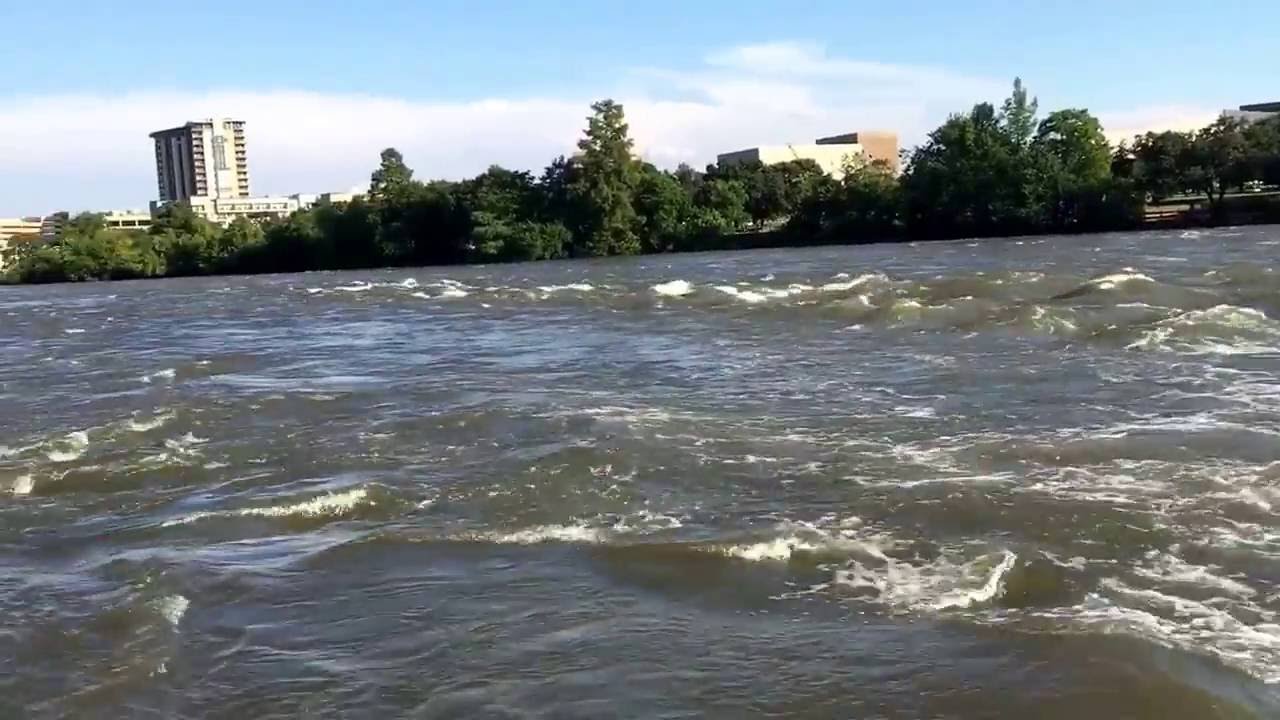 Lady Bird Lake after Heavy Rain Austin, Texas June 2016 - YouTube