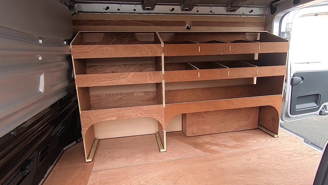 Plywood Shelving manufactured and installed at our facility in