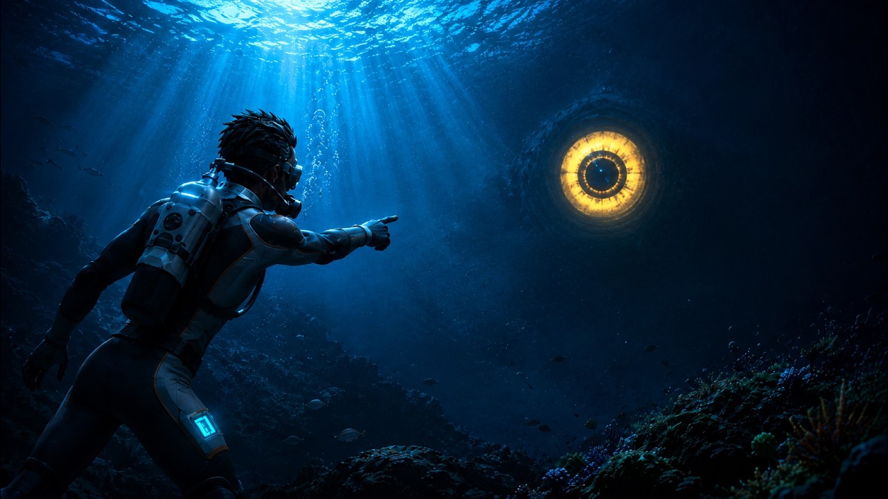 Subnautica But Nothing Is The Right Size