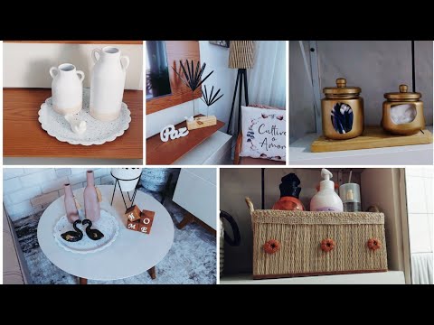 5 IDÉIAS Incríveis para decorar a sua casa com Reciclagem|Faça Você Mesmo|Sandra Batista