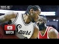 James Harden vs Kawhi Leonard Xmas Duel Highlights (2015.12.25) Rockets vs Spurs - SICK!