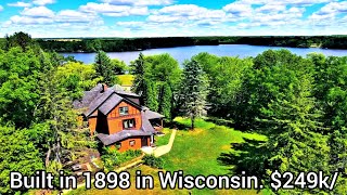 Wisconsin Cheap Homes For Sale | $249k | 4bd | 5ba | 0.89 acres | Lumber Baron's Mansion For Sale