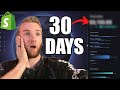 I Tried Shopify Dropshipping for 30 Days (RESULTS)