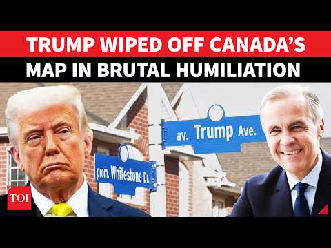 Trump ‘KICKED OFF’ Canada’s Map! Carney To SCRAP His Name From Street Amid Public Fallout