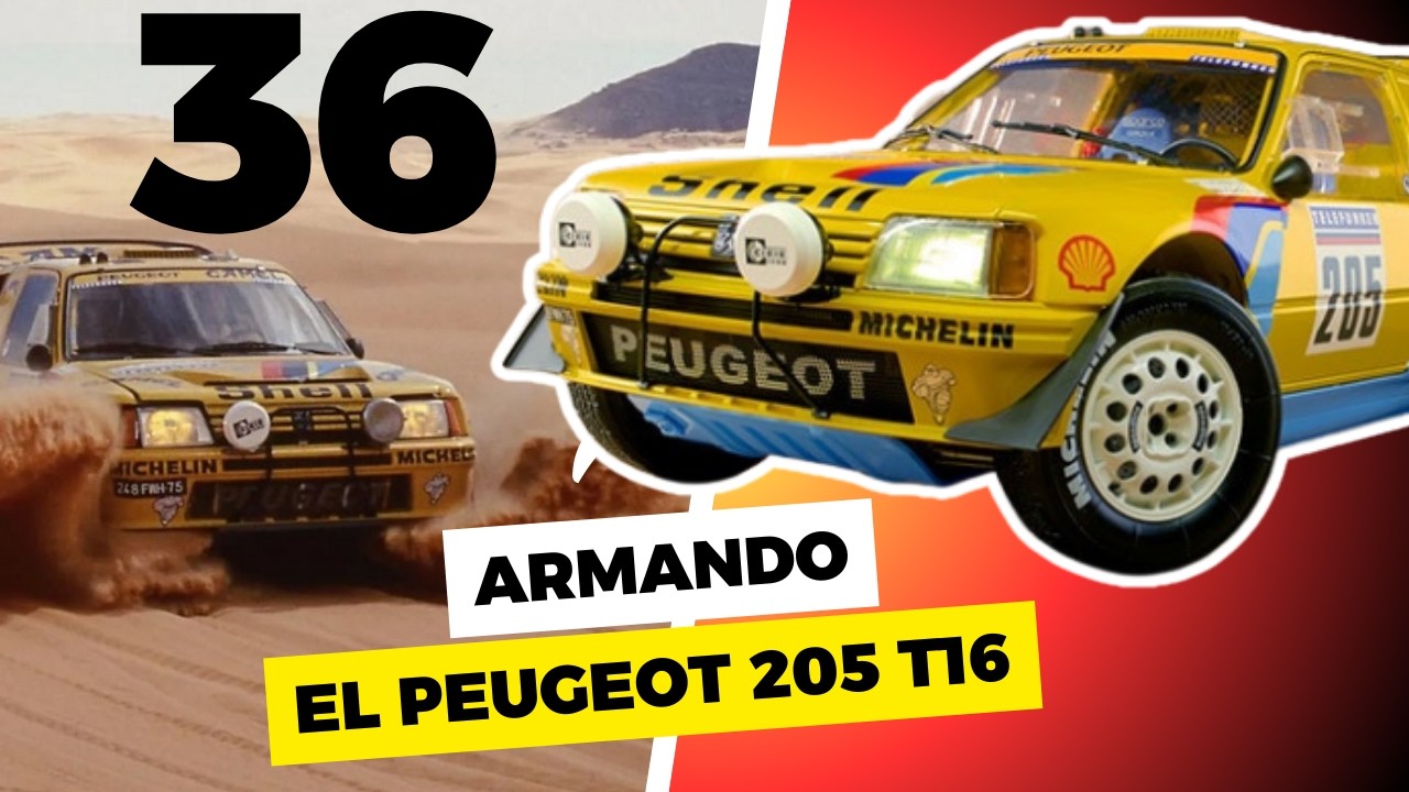 Peugeot 205 T16 1/8 Scale Issue 36. - YouTube