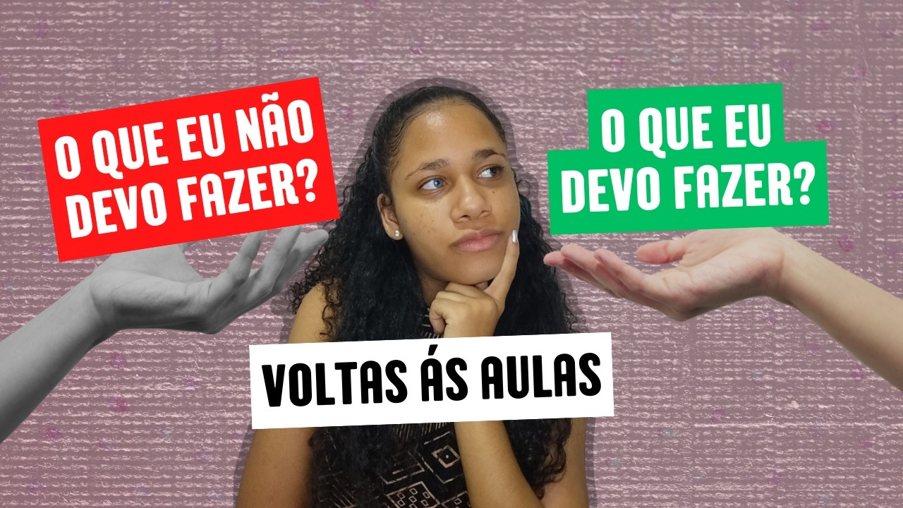 Volta às aulas: o que fazer e o que não fazer?
