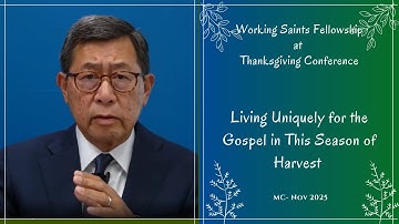 Living Uniquely for the Gospel in This Season of Harvest