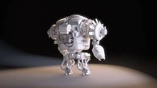 Robomobo wireframe Final render