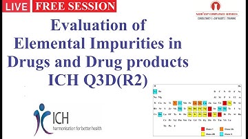 Evaluation of Elemental Impurities in Drugs and Drug Products ICH Q3D(R2)