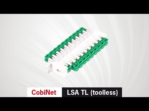 Montageanleitung LSA TL (toolless) Trennleiste