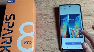 How to set Theme in Tecno spark 8 Pro phone, phone Theme setting