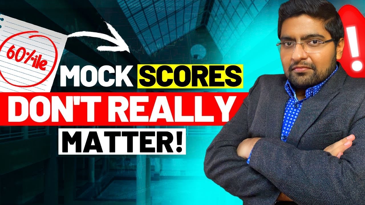 CAT Mock Percentiles Don't Matter | Low scores in mock tests? [24 Days ...