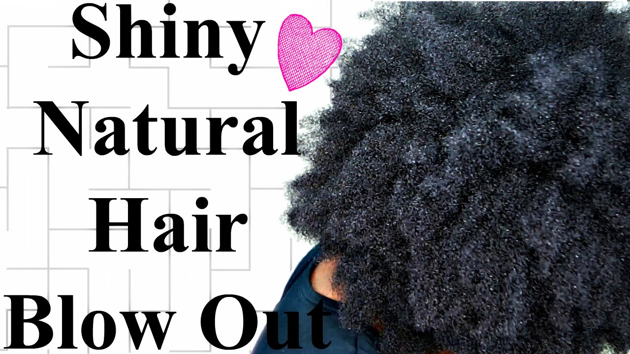 Blow Dry 4c Natural Hair: Tension Method Vs Comb Method Comparison - YouTube
