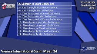 Vienna International Swim Meet ´24 - 2. Abschnitt