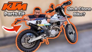 KTM Decals/Parts Fit On A Chinese Clone Dirt Bike? | Trailmaster JHL LX300