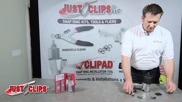 Just Clips Snap Ring Tool Kit Demo
