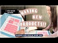 STUDIO VLOGS #004 - Creating + Printing New Washi Tape For February Plan With Me 2023|CREATEWITHCAIT