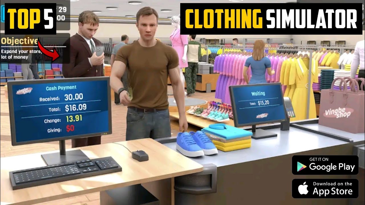Top 5 Best CLOTHING SIMULATOR Games For Android 😍🔥|| 2024 || 5 Best CLOTHING STORE Games For Android