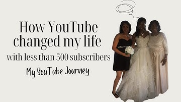 How YouTube changed my life (with less than 500 subscribers) | My YouTube Journey
