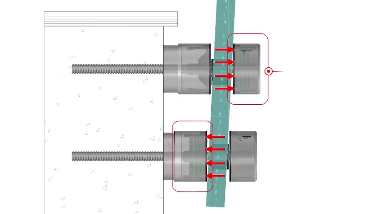 Come si monta? Alba, il parapetto in vetro con sistema ...