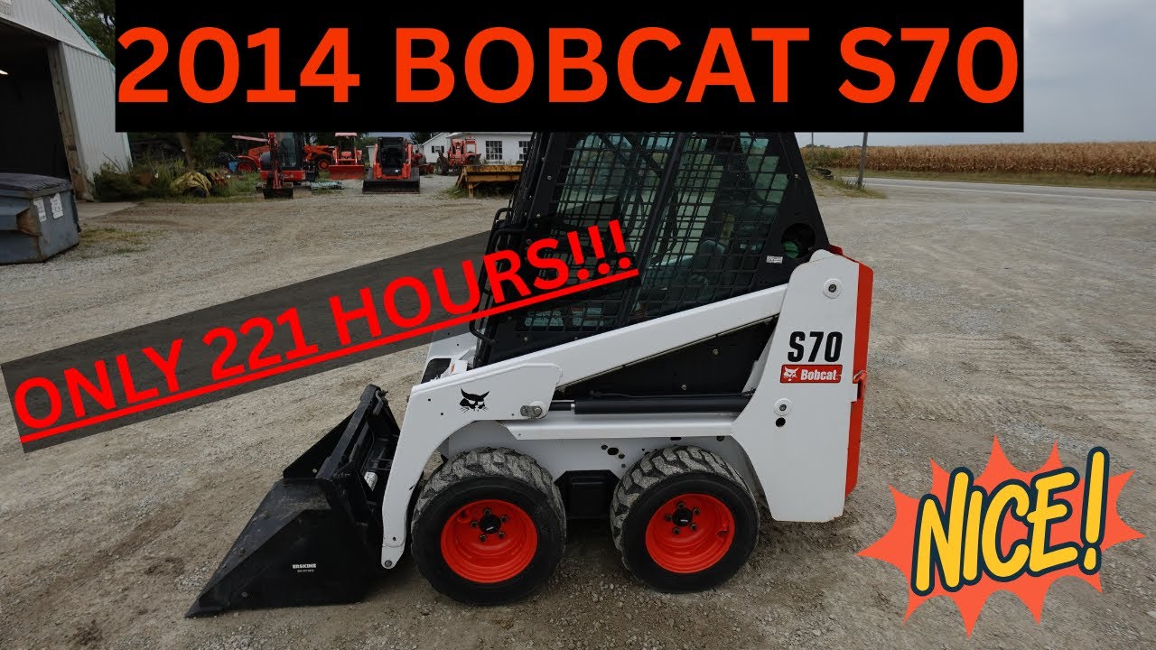Видео о внешнем осмотре и эксплуатации мини-погрузчика Bobcat S70 2014 года выпуска. 17 900 долла...