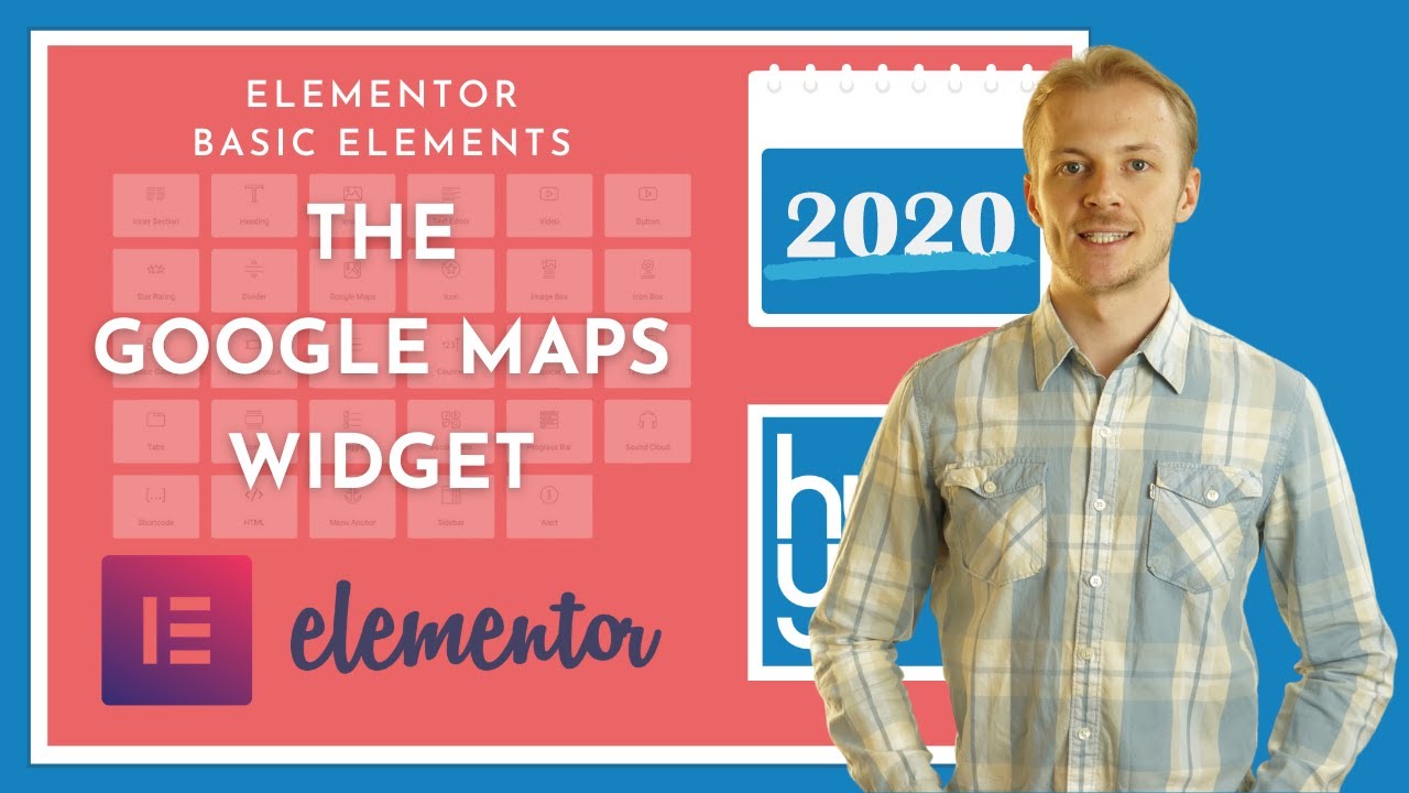 How to use the Google Maps widget in Elementor 2020 - YouTube