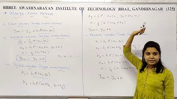 AME_UNIT4_L6 | Runge kutta method introduction |Numerical method | Dipali Parekh