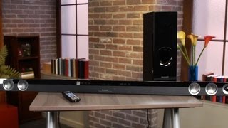 Superlong sound bar packs fittingly wide sound