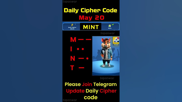 Daily cipher hamster kombat today | 20 May hamster kombat daily cipher combo | Daily Combo