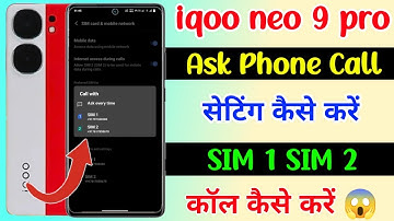 iqoo neo 9 pro ask phone call setting | ask phone call on iqoo neo 9 pro | technical akhilesh