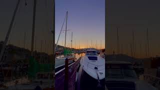 Boats and  Sunset #sunsetoftheday #sausalito #marincounty #harbor #atardecer #norcal #marincounty