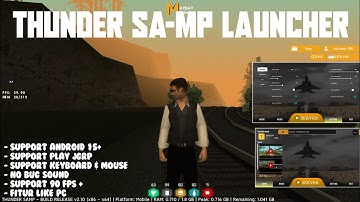 [SHARE] CLIENT THUNDER SA-MP LAUNCHER OBT!! FITUR LIKE PC!! || GTA SAMP ANDROID