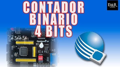 Contador Binario 4 bits en FPGA | Tutorial lenguaje VHDL | D&R Tutoriales