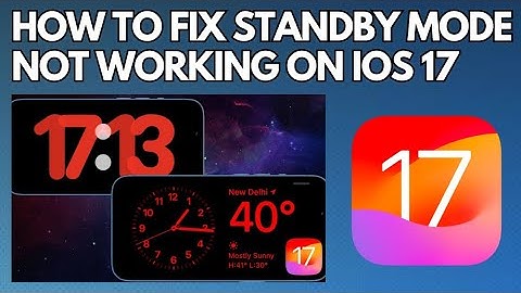 How to Fix Standby Mode Not Working iOS 17 (2023) | iPhone Standby Mode Not Working