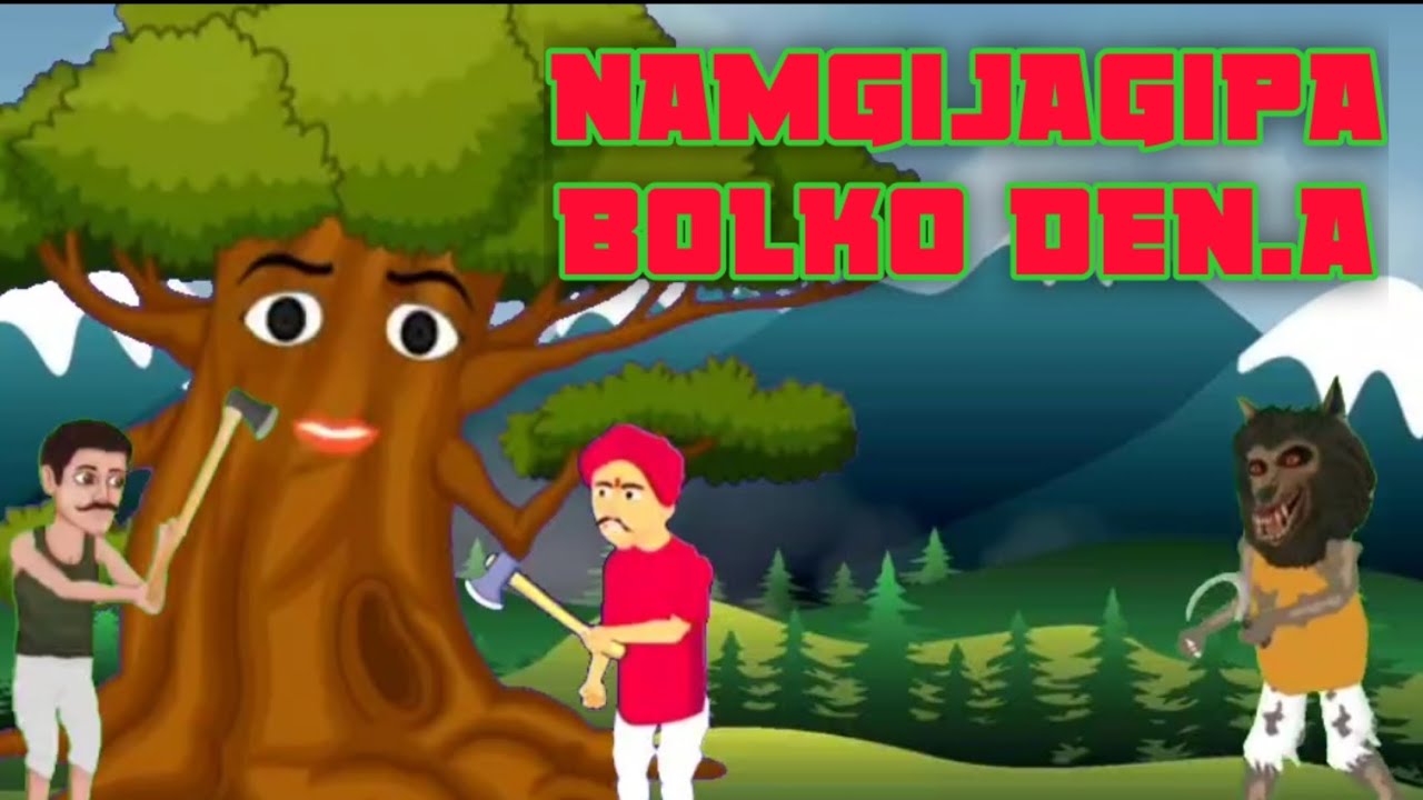 Namgijapa Bolko den.e jamano | Peru pil.na nangaha |Garo cartoon moral story |