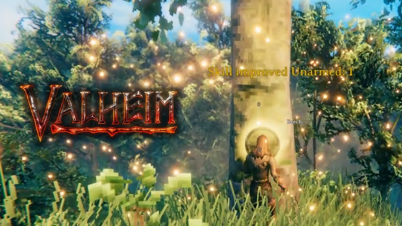 Punching Trees to Level Up, Truly Riveting Gameplay | Aris Flushes Valheim