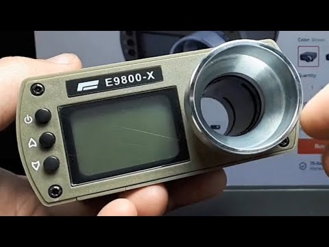 Airsoft: E9800-X chronograph review chrony speed test - YouTube