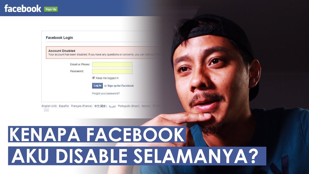 Kenapa Akaun Facebook Aku Kena Disable Youtube