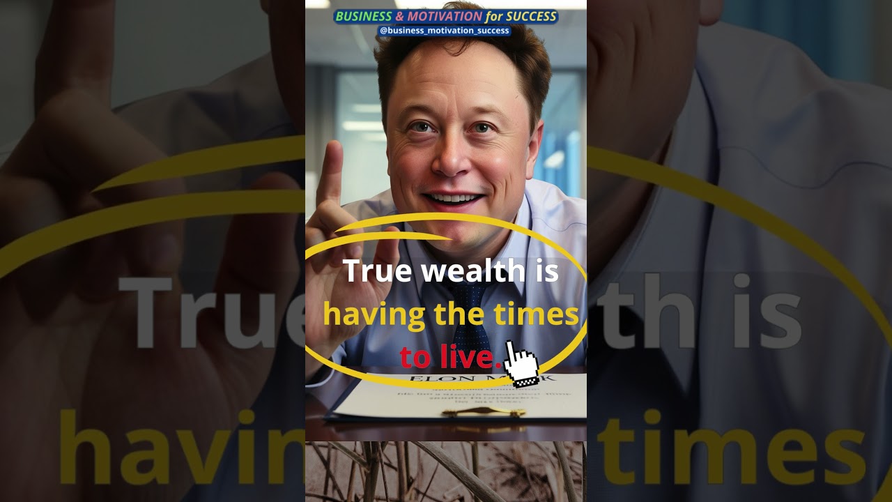 True wealth is having the time to live.               | BUSINESS | MOTIVATION | SUCCESS | STOICISM |
