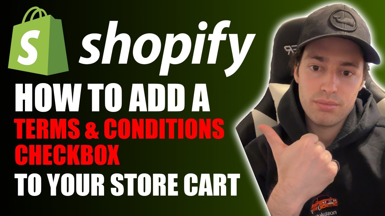 Как добавить флажок «Условия использования» в корзину Shopify (покупатели должны согласиться с ус...