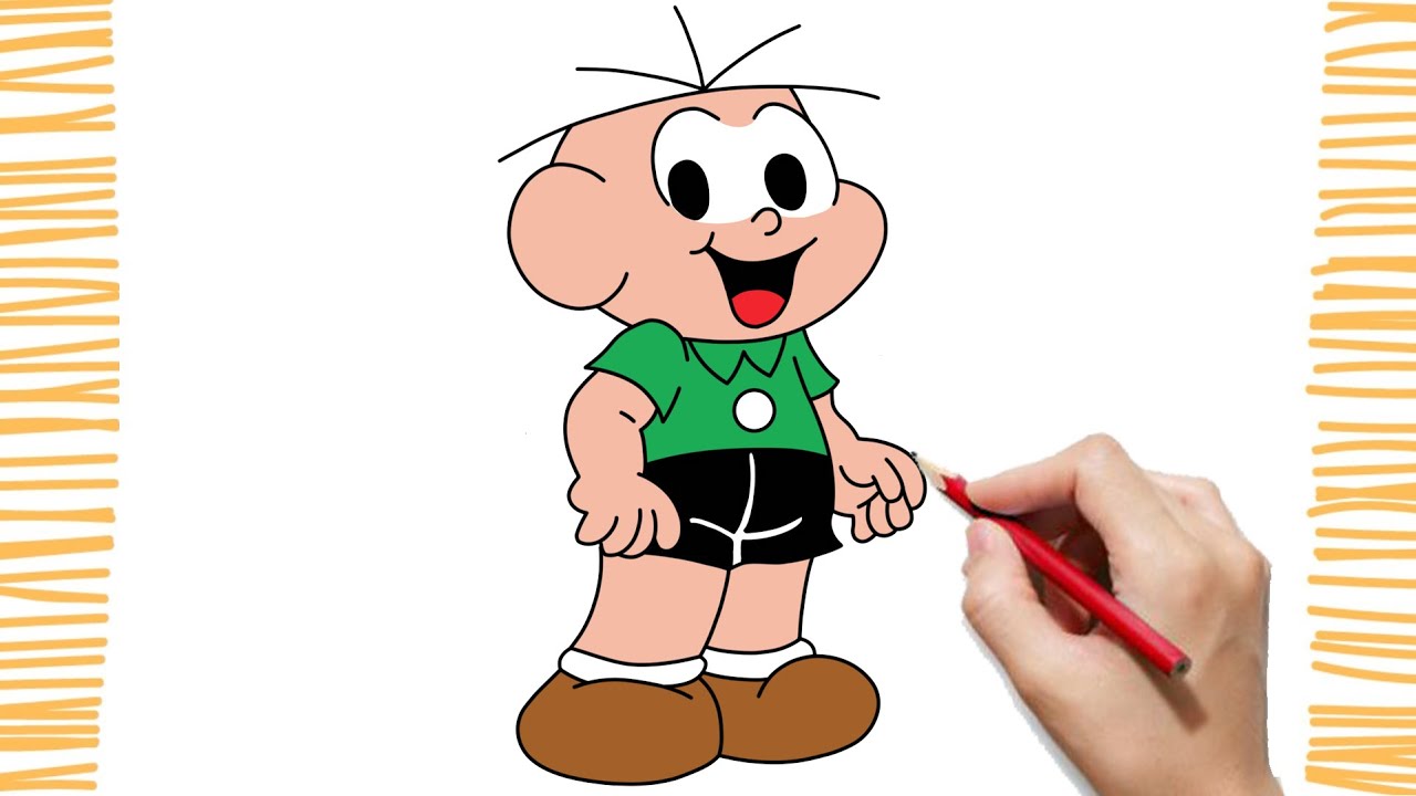 Como desenhar o CEBOLINHA ( passo a passo )